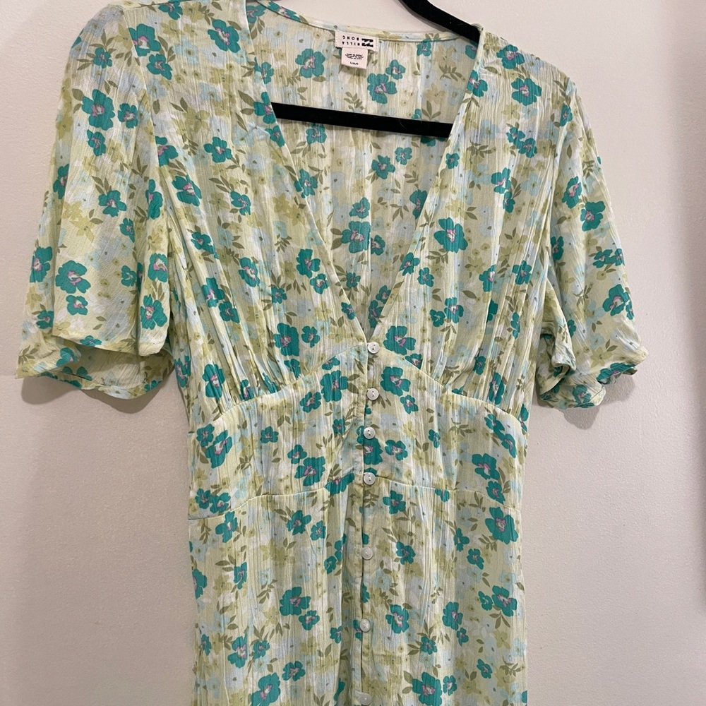 Billabong Women’s Green Floral Dress